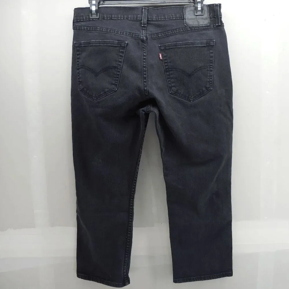 Levis 514 Straight Leg Perfect Fit 36W 23L Capris Altered Lengths Mens‎ Jeans